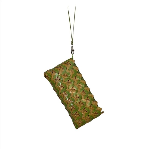 Ecosit Funky Yellow and Green Wristlet - Picture 1 of 5